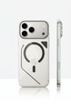 Apple iPhone Uyumlu Line MagSafe Şeffaf Kılıf Siyah - ShinyTECH