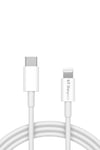 Apple iPhone Uyumlu Şarj Kablosu USB-C to Lighting (1m) Beyaz - ShinyTECH
