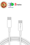 Apple iPhone Uyumlu Şarj Kablosu USB-C to USB-C Type-C (2m) - ShinyTECH
