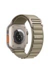 Apple Watch Uyumlu Alpine Loop Kordon Zeytin Yeşili - ShinyTECH