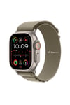 Apple Watch Uyumlu Alpine Loop Kordon Zeytin Yeşili - ShinyTECH