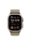 Apple Watch Uyumlu Alpine Loop Kordon Zeytin Yeşili - ShinyTECH