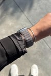 Apple Watch Uyumlu Baklalı Denim Loop Kordon Siyah - ShinyTECH