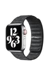 Apple Watch Uyumlu Baklalı Denim Loop Kordon Siyah - ShinyTECH