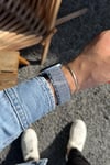 Apple Watch Uyumlu Baklalı Denim Loop Kordon Lacivert - ShinyTECH