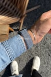 Apple Watch Uyumlu Baklalı Denim Loop Kordon Lacivert - ShinyTECH
