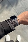 Apple Watch Uyumlu Baklalı Denim Loop Kordon Siyah - ShinyTECH