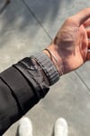 Apple Watch Uyumlu Baklalı Denim Loop Kordon Siyah - ShinyTECH