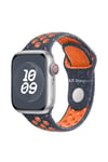 Apple Watch Uyumlu Delikli Spor Loop Kordon Ateş Mavisi - ShinyTECH