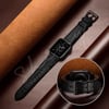 Apple Watch Uyumlu Hakiki Deri Kordon Siyah - ShinyTECH