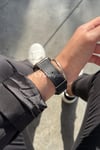 Apple Watch Uyumlu Hakiki Deri Kordon Siyah - ShinyTECH