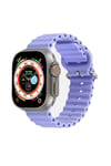 Apple Watch Uyumlu Kalın Ocean Loop Kordon Lila - ShinyTECH
