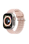 Apple Watch Uyumlu Kalın Ocean Loop Kordon Toz Pembe - ShinyTECH