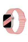 Apple Watch Uyumlu Manyetik Silikon Loop Kordon Pembe - ShinyTECH