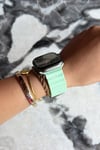 Apple Watch Uyumlu Ocean Loop Kordon Açık Yeşil - ShinyTECH