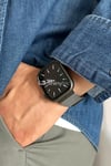 Apple Watch Uyumlu Premium Deri Loop Uzay Grisi - ShinyTECH