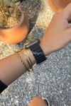 Apple Watch Uyumlu Renkli Ocean Loop Kordon Siyah/Sarı - ShinyTECH