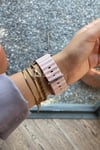 Apple Watch Uyumlu Renkli Ocean Loop Kordon Pembe/Gül Fısıltısı - ShinyTECH