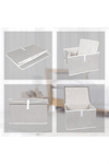 Çok Amaçlı Kutu Mini Gri 40x30x26cm