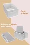 Dolap içi Pantolon Düzenleyici Saklama Kutusu Organizer Çizgili