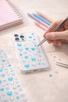 Mor 3D Parlak Işıltılı Taş Sticker Yapışkanlı Tırnak Saç Süs Dekor DIY Yılbaşı Hobi Süsleme Seti
