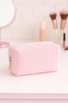 Peluş Yumuşacık Makyaj Çantası - Kozmetik Organizeri Pembe
