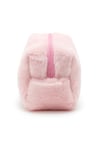 Peluş Yumuşacık Makyaj Çantası - Kozmetik Organizeri Pembe