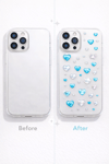 Renkli 3D Parlak Işıltılı Taş Sticker Yapışkanlı Tırnak Saç Süs Dekor DIY Yılbaşı Hobi Süsleme Seti