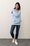 Unisex Kanguru Cepli Kapüşonlu Basic Sweatshirt