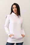 Unisex Kanguru Cepli Kapüşonlu Basic Sweatshirt
