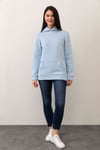 Unisex Kanguru Cepli Kapüşonlu Basic Sweatshirt