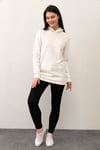 Unisex Kanguru Cepli Kapüşonlu Basic Sweatshirt