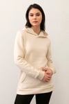 Unisex Kanguru Cepli Kapüşonlu Basic Sweatshirt