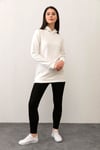 Unisex Kanguru Cepli Kapüşonlu Basic Sweatshirt