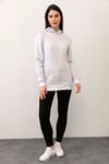 Unisex Kanguru Cepli Kapüşonlu Basic Sweatshirt