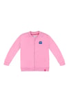 BeetleBeez- Curious Eyes Fermuarlı Sweatshirt - Pembe