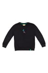 BeetleBeez- Curious Shapes Yumuşak Dokulu Selanik Sweatshirt - Gri /Füme