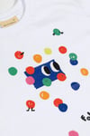 BeetleBeez- Find My Eyes Uzun Kollu T-Shirt - Beyaz
