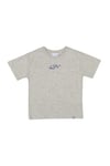 BeetleBeez-Follow the Lines Oversize T-Shirt - Gri Melanj