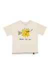 BeetleBeez-Follow the Sun Oversize T-Shirt - Ekru