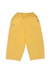 BeetleBeez-Happy Stripes Çizgili Dokuma Baggy Pantolon – Sarı