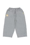BeetleBeez-Happy Stripes Çizgili Dokuma Baggy Pantolon – İndigo Mavi