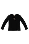 BeetleBeez- Hi Smiley Uzun Kollu T-Shirt - Siyah