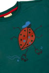 BeetleBeez- Lady Beetle Sweatshirt-Yeşil