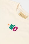 BeetleBeez- NO Uzun Kollu T-Shirt - Ekru