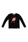 BeetleBeez-Pink Lady Planet Uzun Kollu Tshirt-Siyah