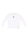 BeetleBeez- Stay Curious One Uzun Kollu T-Shirt - Beyaz