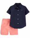 Carter's Erkek Çocuk Gömlek Şort Set