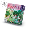 Crocodile Creek Puzzle-60 Parça-Işıldayan Unicorn