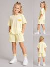 Pueril-Flam Suprem İkili Pamuk Set-Limon Kremi